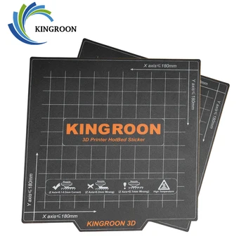 KINGROON Flexibilní Magnetické Tisk Pařeniště Nálepka Stavět Odstranění Povrchu pro KP3S KP5L Ender 3 CR10 3D Tiskárny Platforma Teplo Papíru
