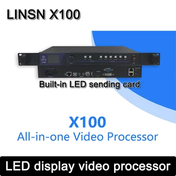 LINSN-X100 LED displej video procesor,Vestavěný LED displej odesílání karty Vlastnosti(TS802D),Synchronizované LED displej odesílání box,